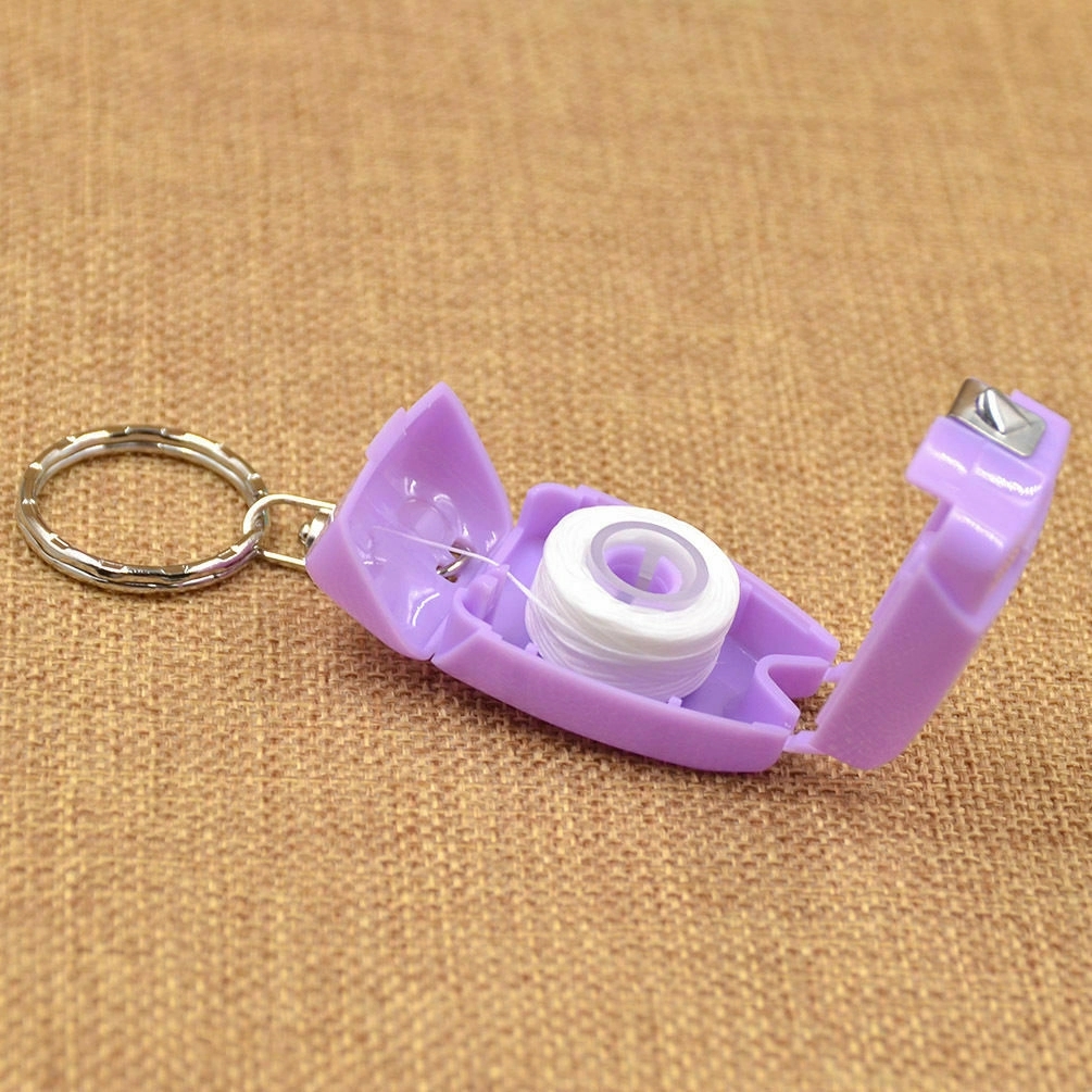 16yd Tooth Shaped Dental Floss With Keychain 13