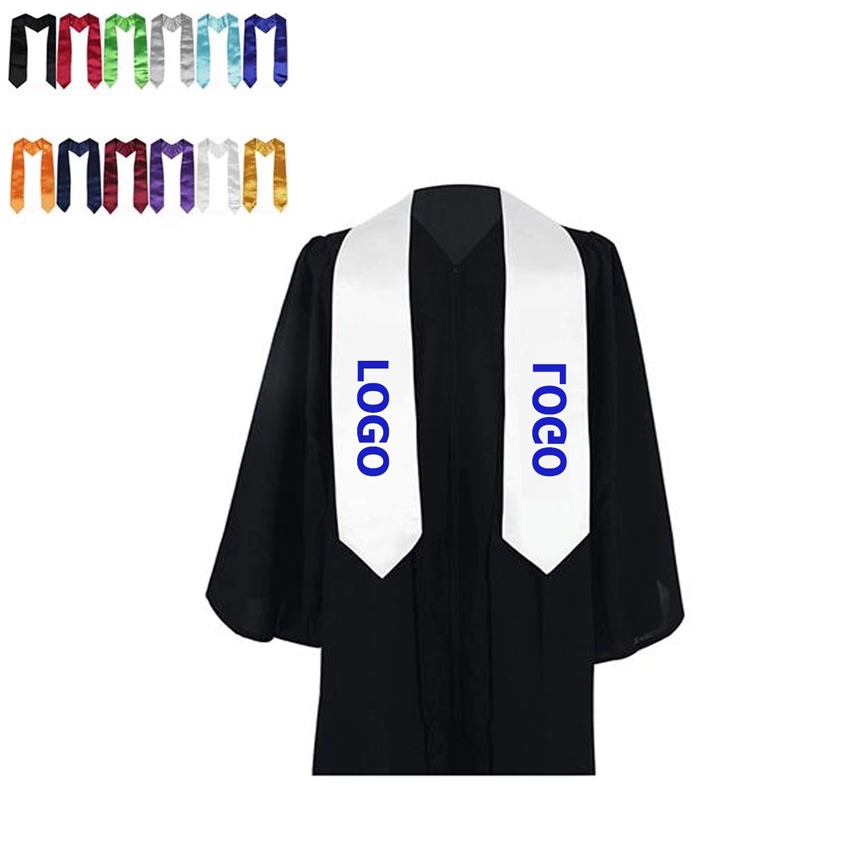 Classic Graduation Stoles Unisex Adult 72" / 60" Long 2