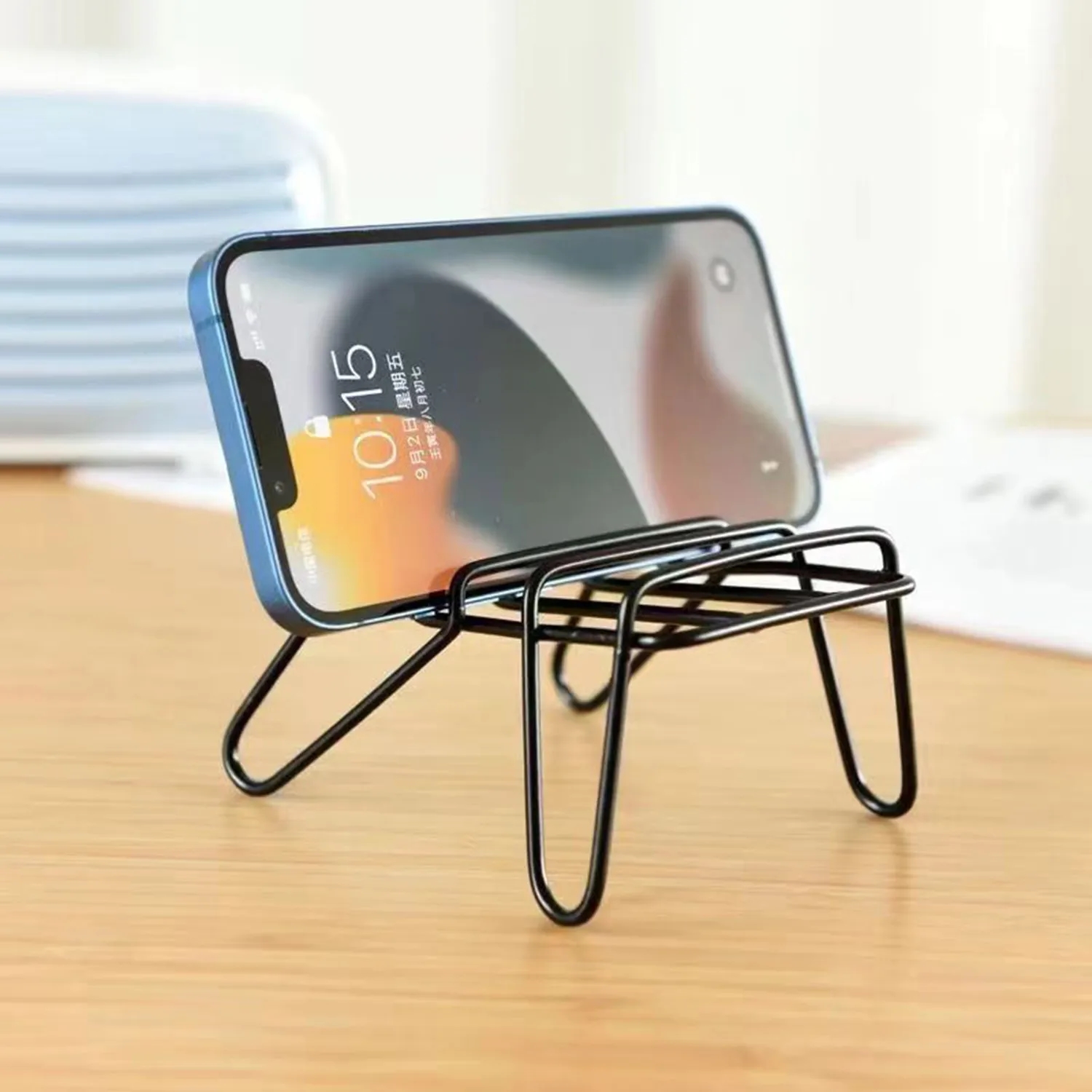 Iron Decorative Small Ornaments Mobile Phone Holder 7