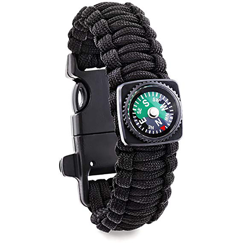 Survival Paracord Bracelet with Compass 2