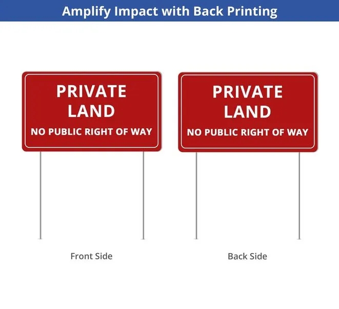 Custom Die-Cut Yard Signs (1.5ft x 1ft) 4