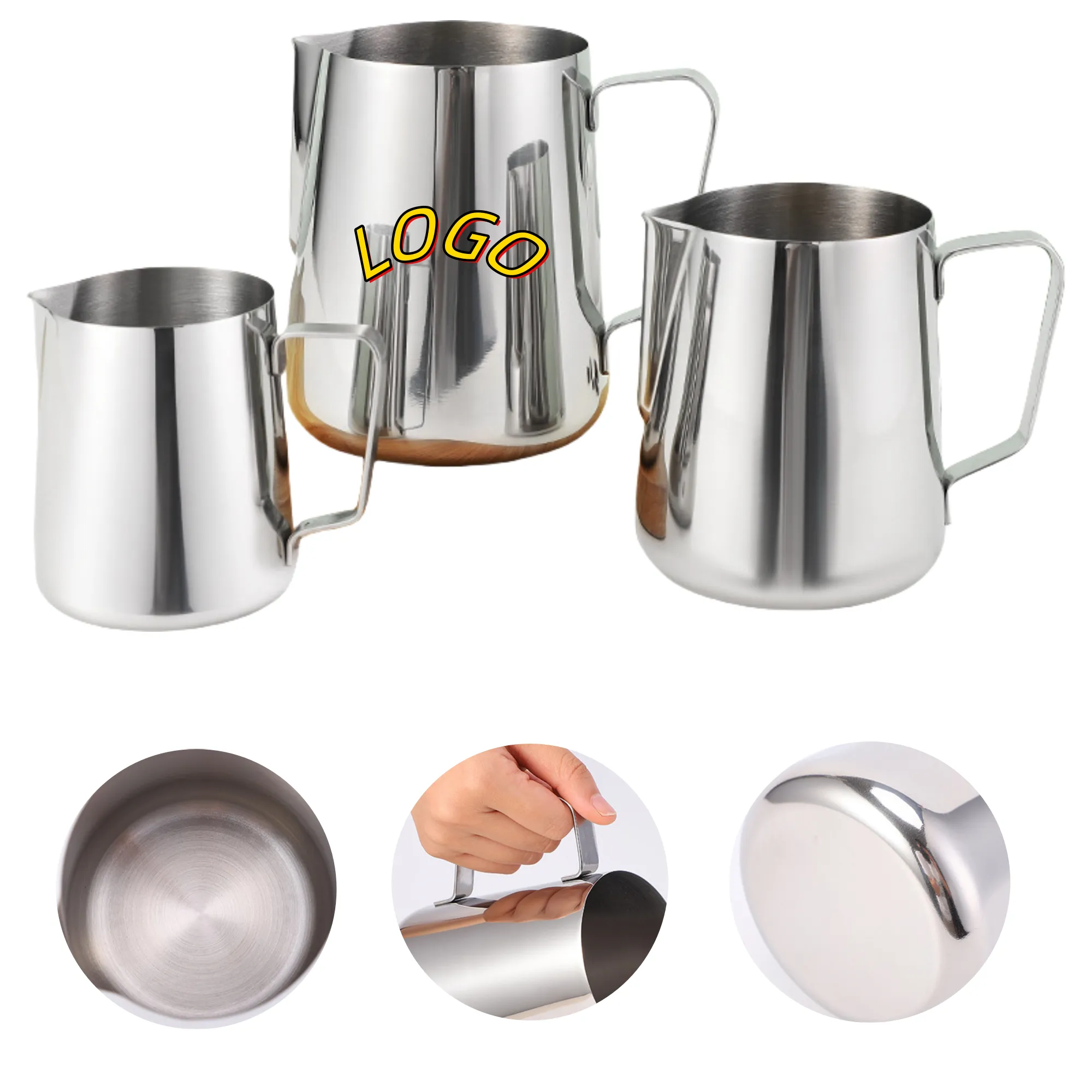 304 Stainless Steel Milk Frothing Cup 2