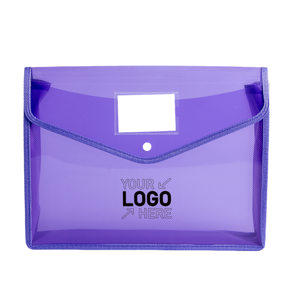 Transparent PP Snap Document Bag 5