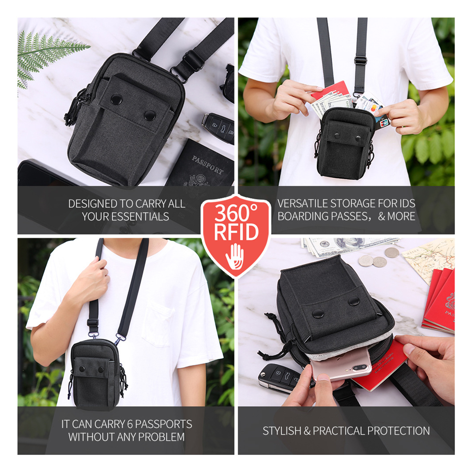 Canvas Compact Shoulder Bag 4