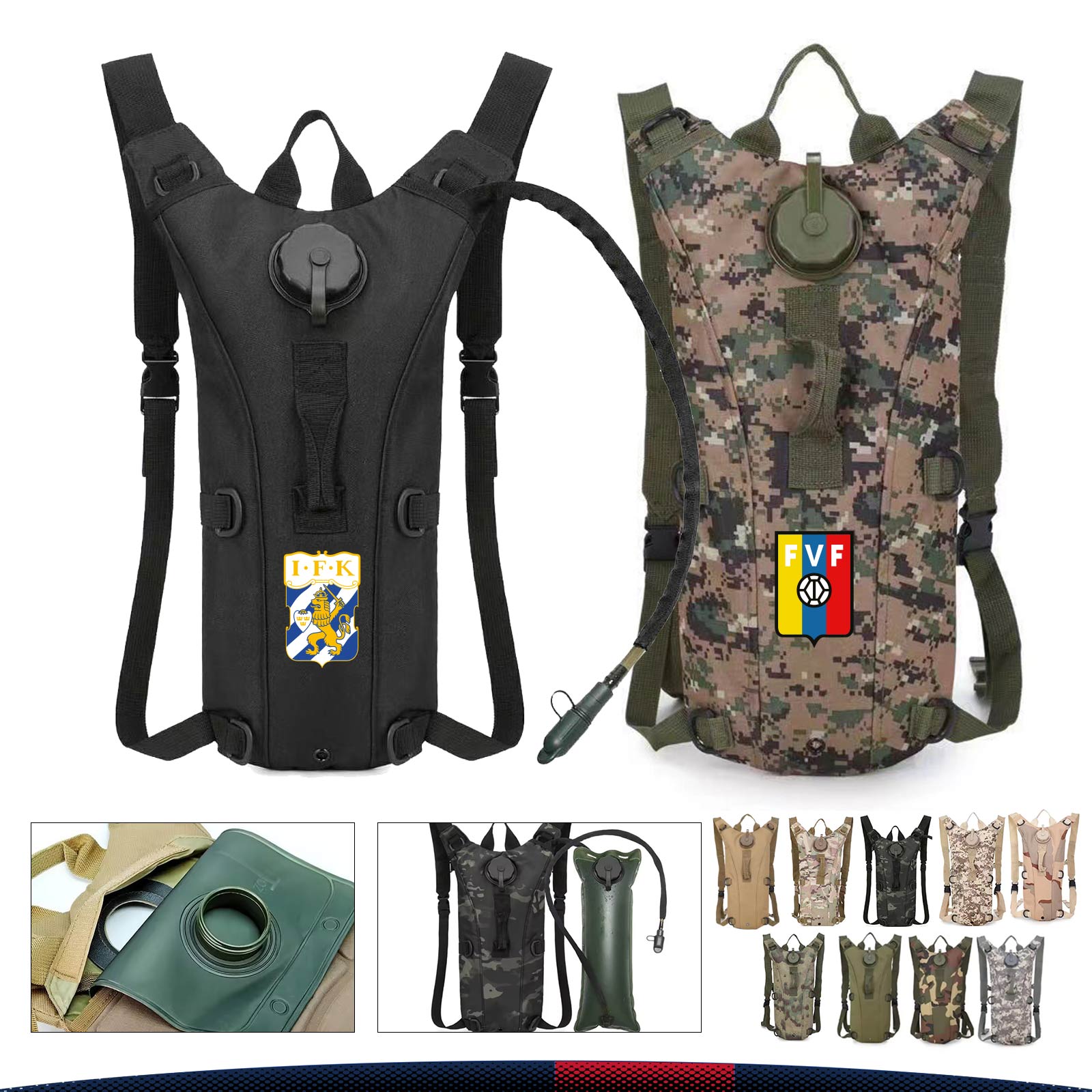 Nadus Hydration Backpack, custom backpack with logo imprint 7