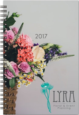 FlexPlanner™ - Medium Full-Color (2-Piece) Monthly Calendar