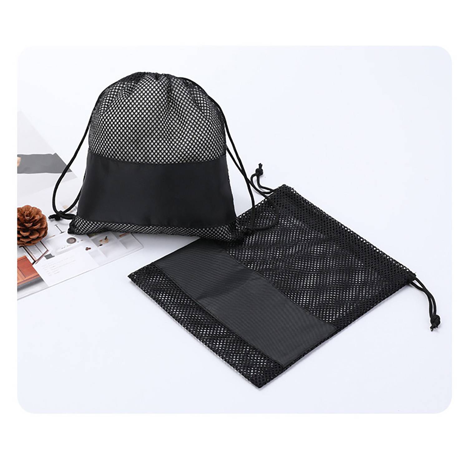 Thickened storage sports polyester mesh bag 3