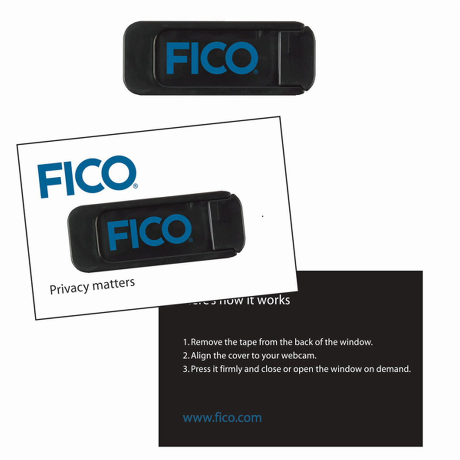 Webcam Cover Slide 3x2 - 1 Color Imprint 1