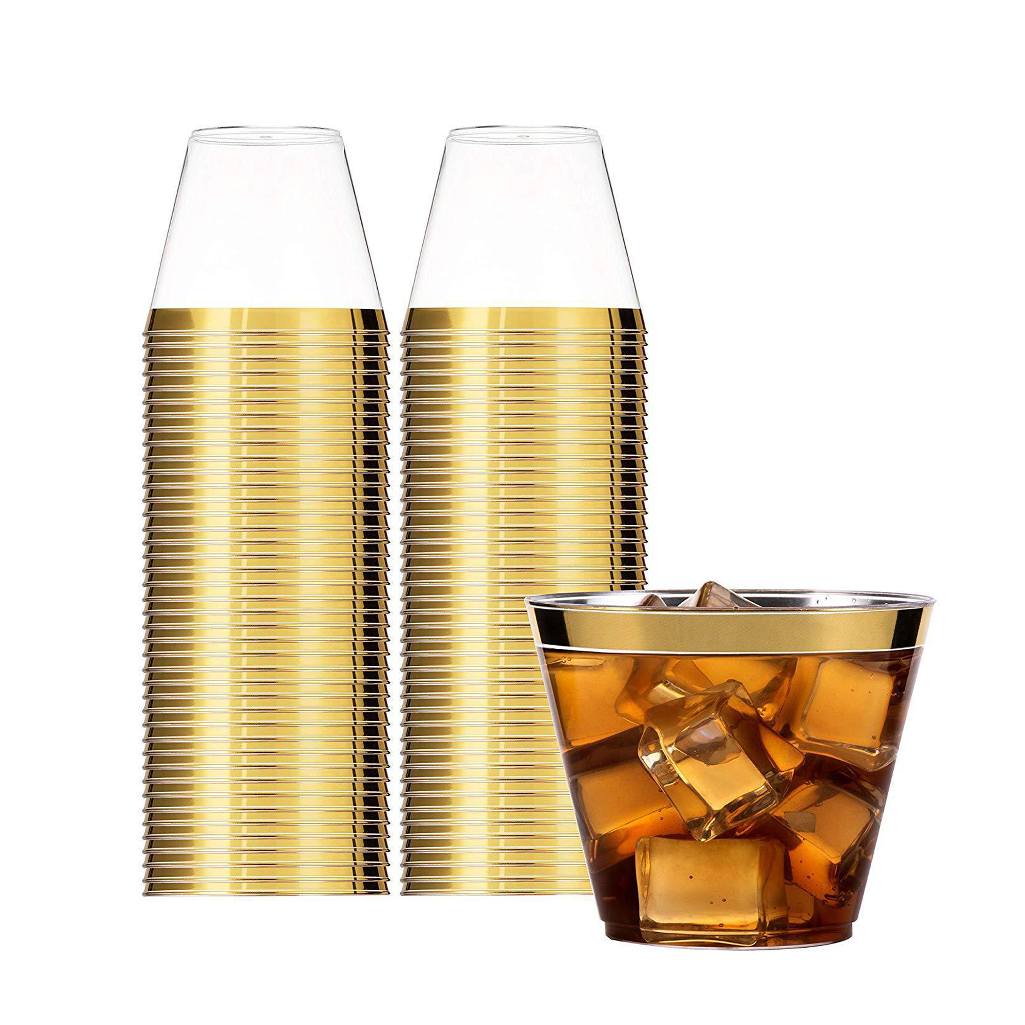 Disposable Clear Plastic Cups - 9 oz 5