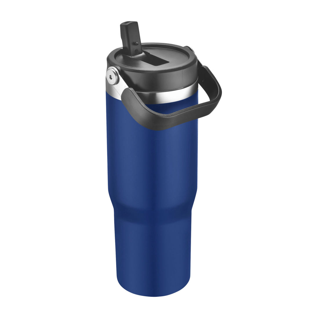 Belinda Vacuum Travel Mug w/ Carrier - 30oz, custom tumbler with logo imprint 9