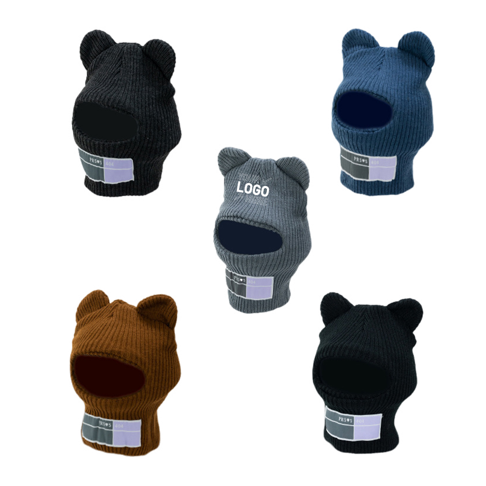 Bear ears knitted beanie 2