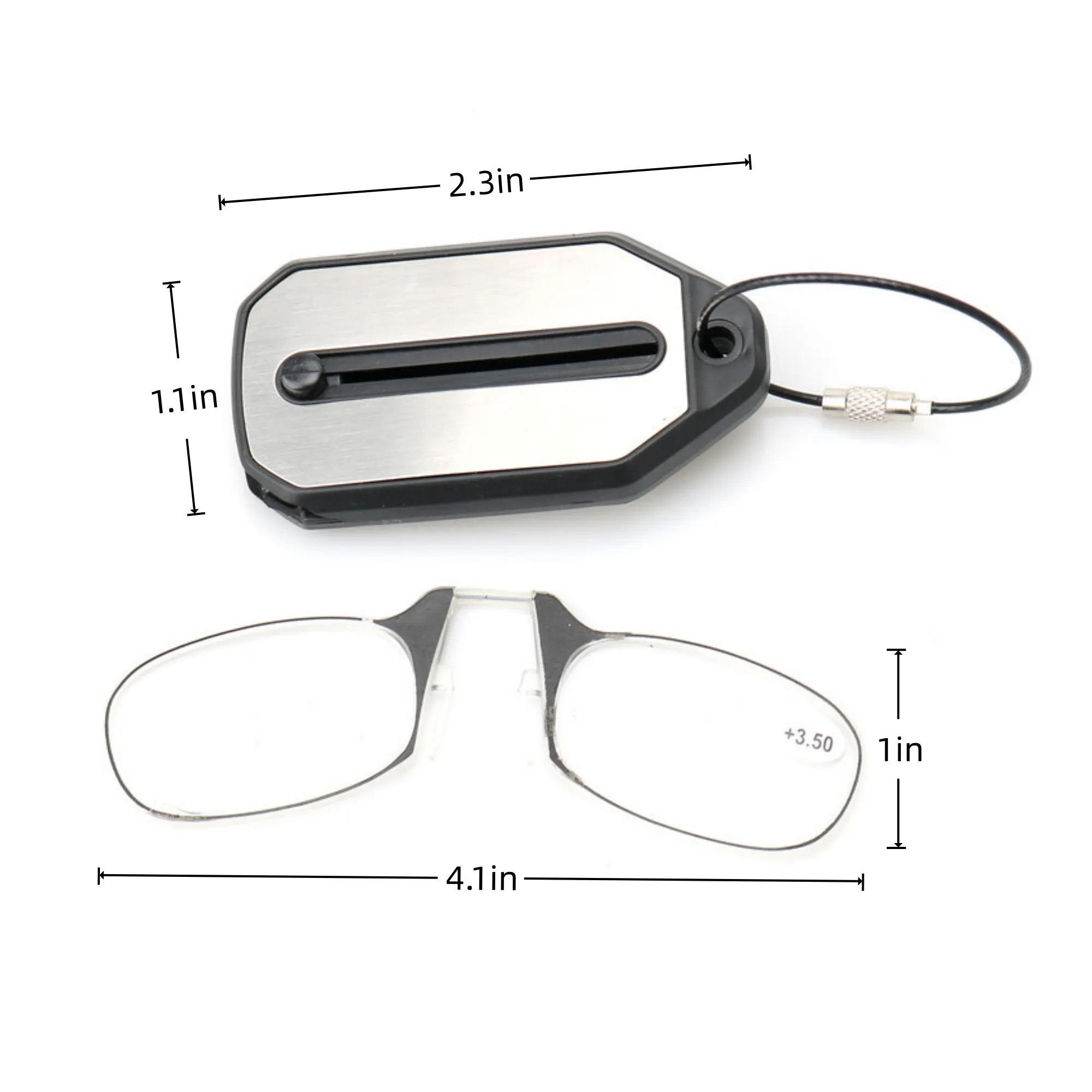 Keychain Nose - Clip Ultralight Reading Glasses 3