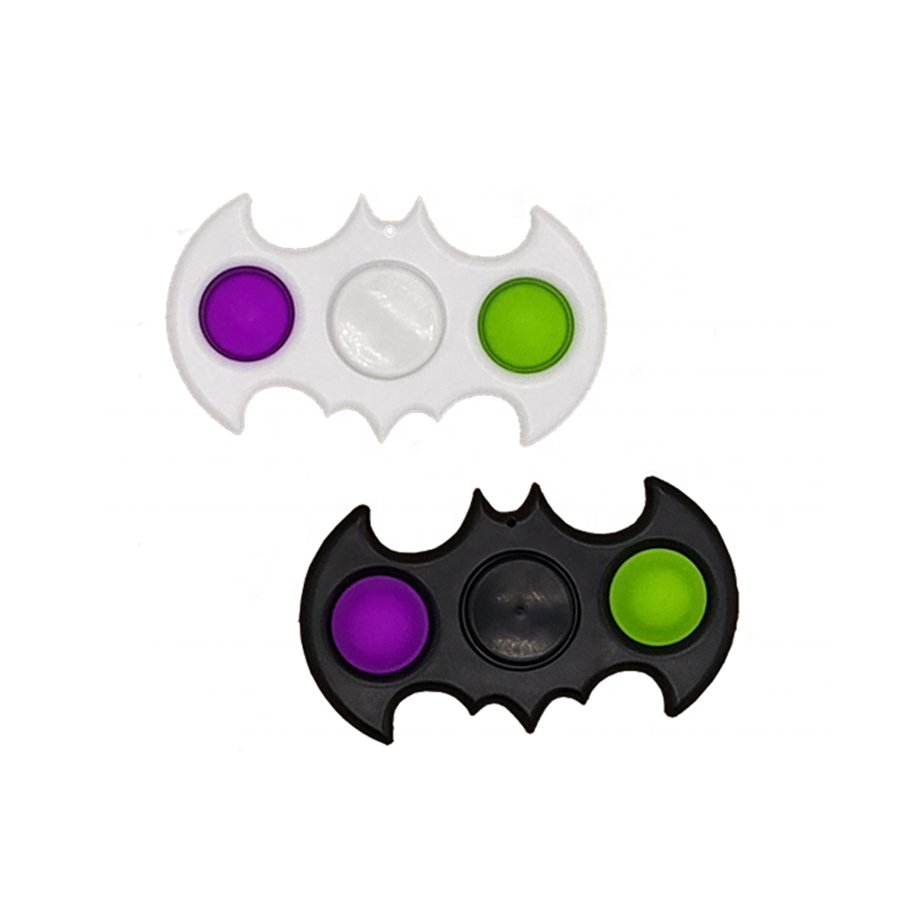 Bat Shape Silicone Push-Pop Bubble Fidget Sensory Spinner 7