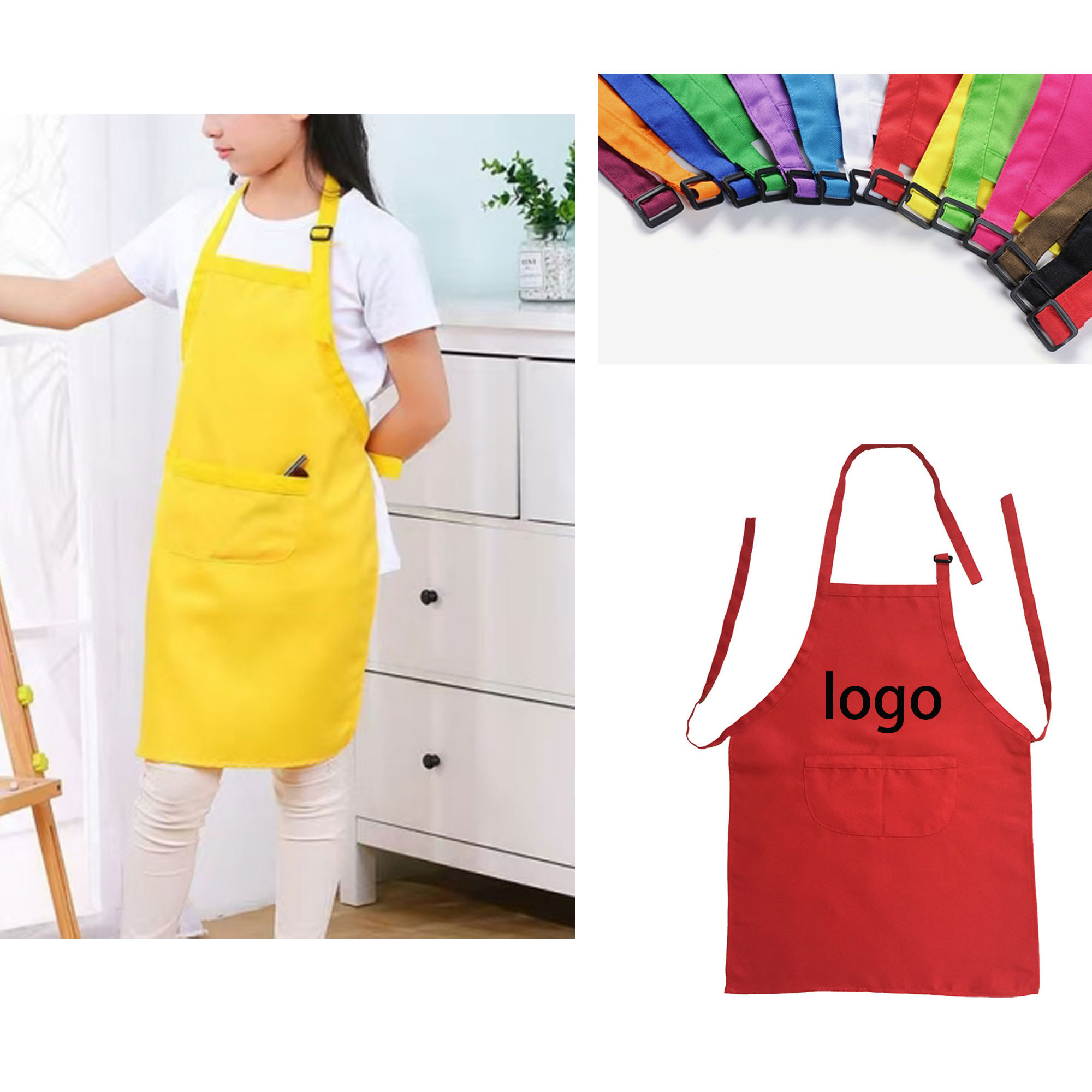 Kids Adjustable Baking Apron 2
