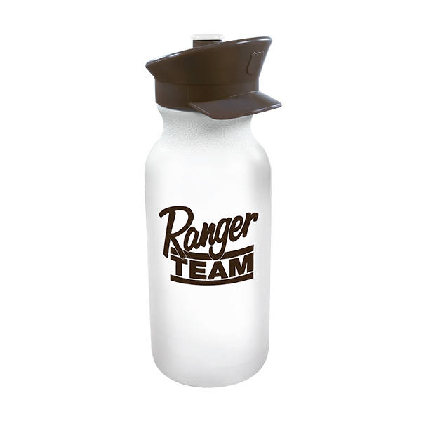 20 oz. Value Cycle Bottle with Police Hat Push 'n Pull Cap 8