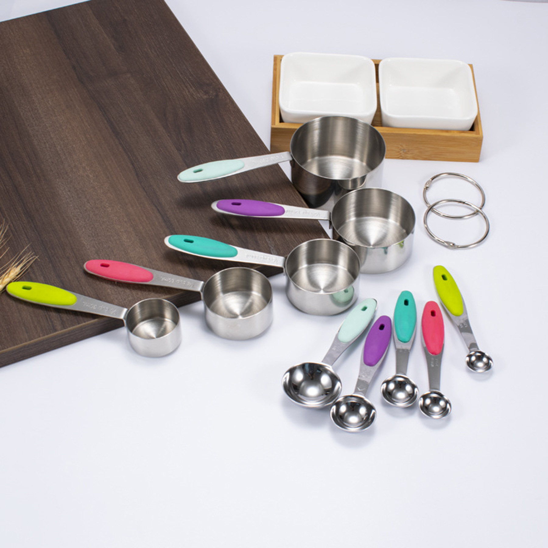 Stainless Steel Measuring Cups 5 Pcs Set 2