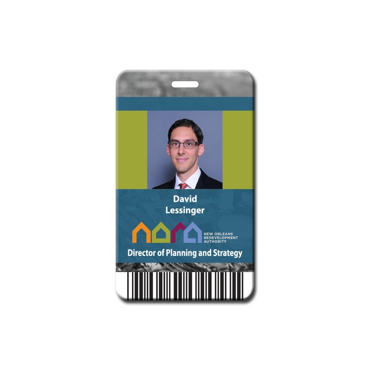 The Parthenon full color badge with a personalized photo 2 .5" X 4" 6
