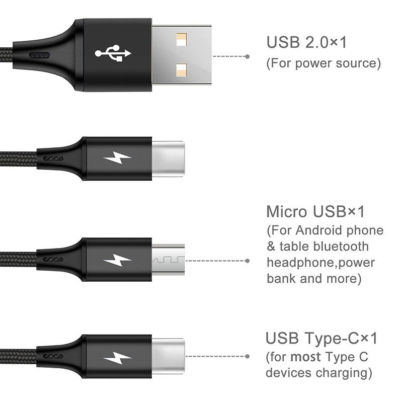 4" 1 Keychain Usb Cable 4