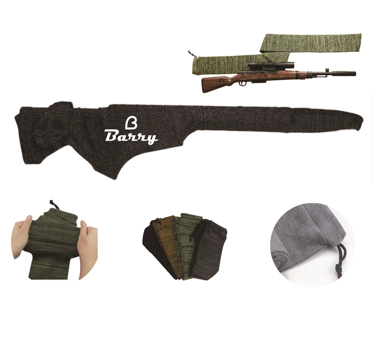 Knit Gun Sock For Rifle/Shotguns With/Without Scope Storage 4