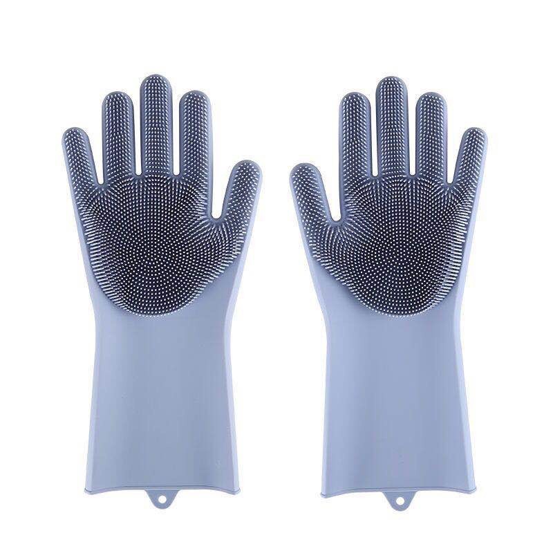 Silicone Dishwashing Scrubber Glove for Washing Dishes 8