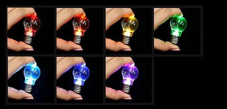 Flashlight Bulb Keychain 2
