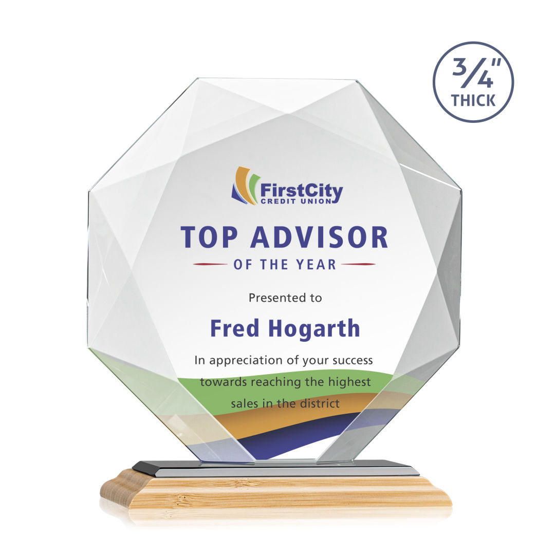 Bradford VividPrint™ Award - Bamboo/Black 5