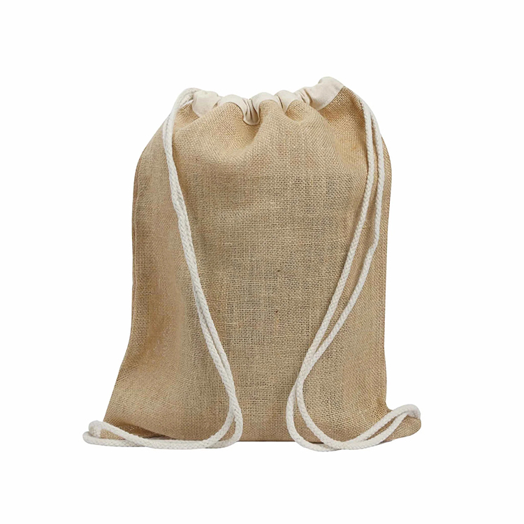 Juniper Jute Drawstring Backpack 7