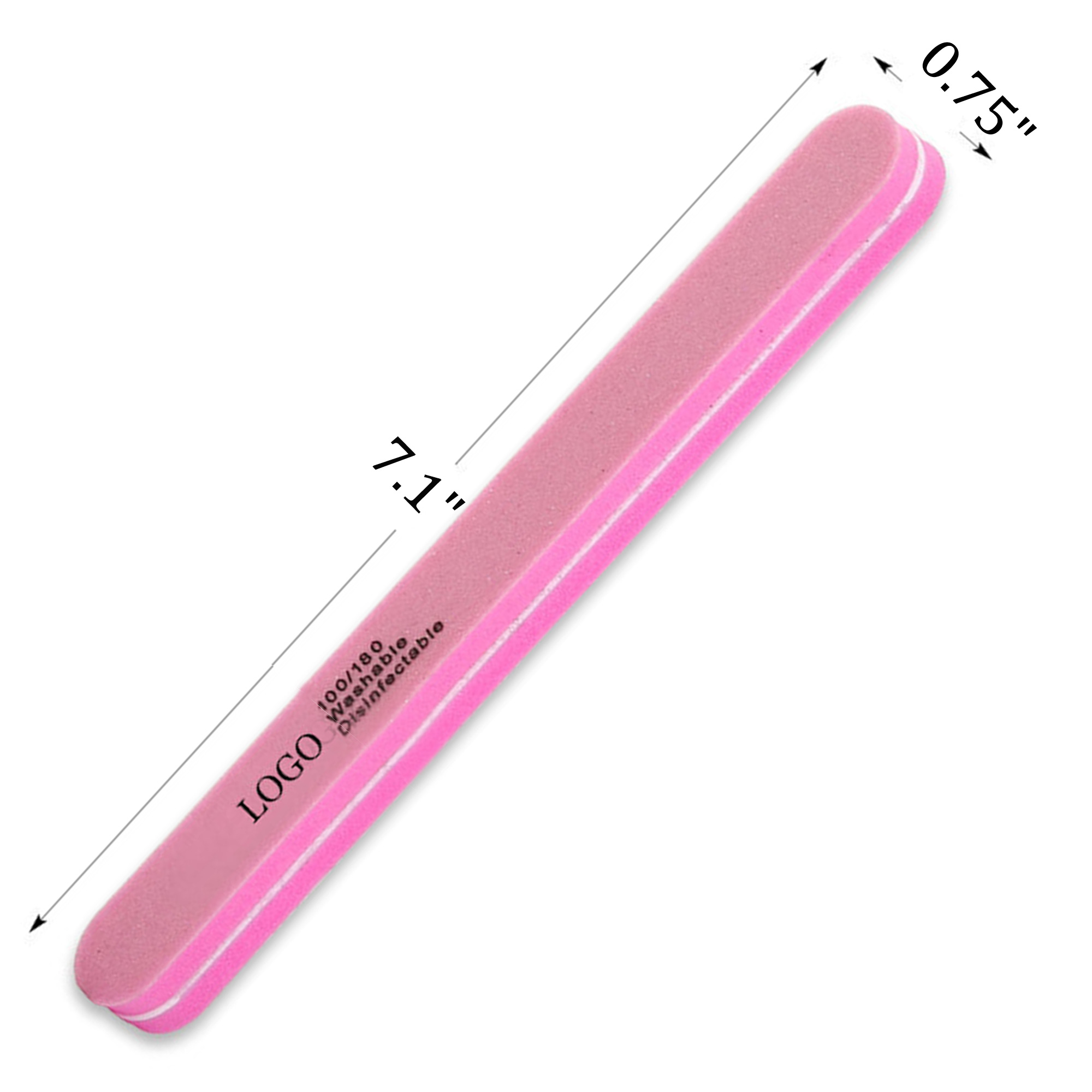 7" Double Sided Usable Nail File MOQ 100PCS 3