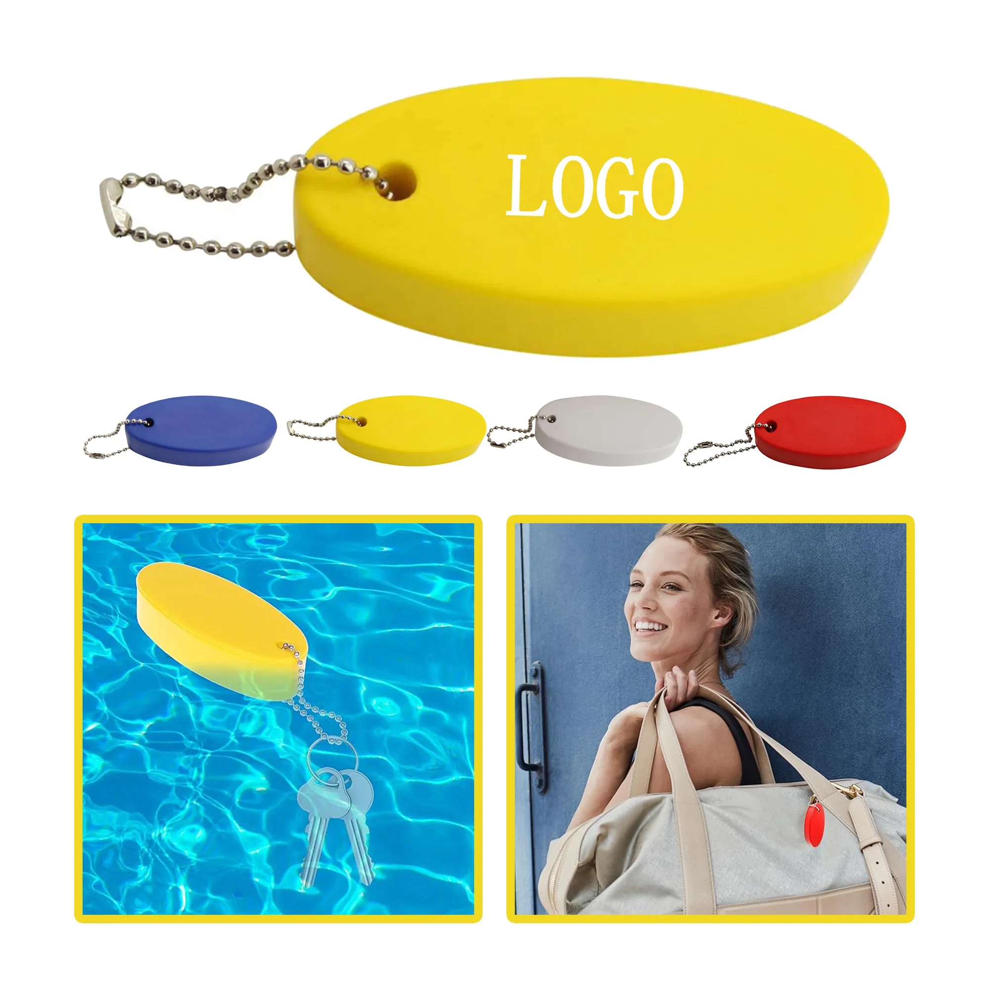 Floating Keychain Foam Pressure Ball 4