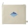 Organic Cotton Flat Travel Pouch 25