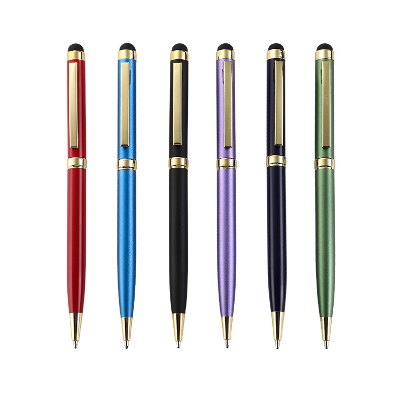 Aluminum Soft-Touch Pen w/ Stylus 3