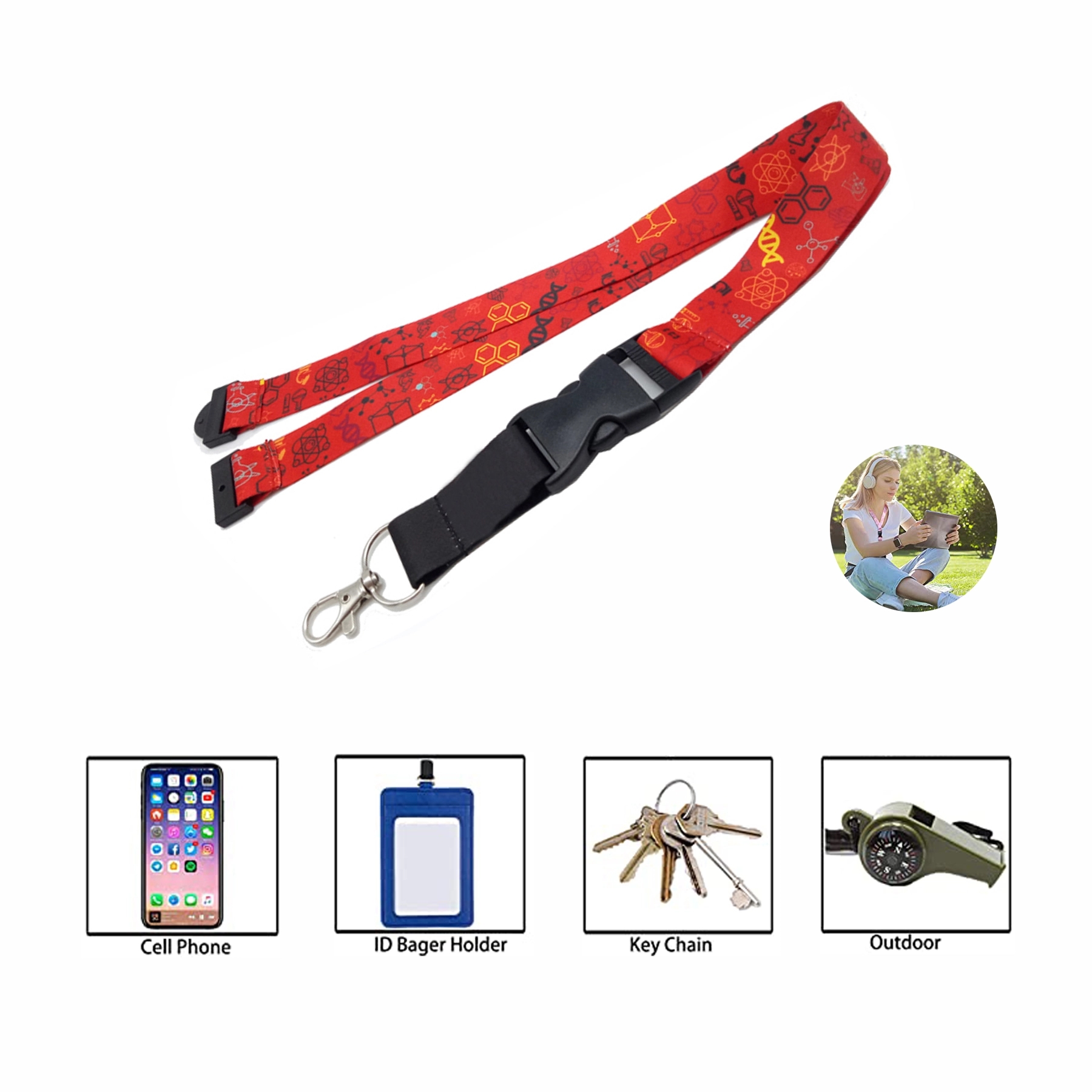 Heat Transfer Polyester Lanyard 2