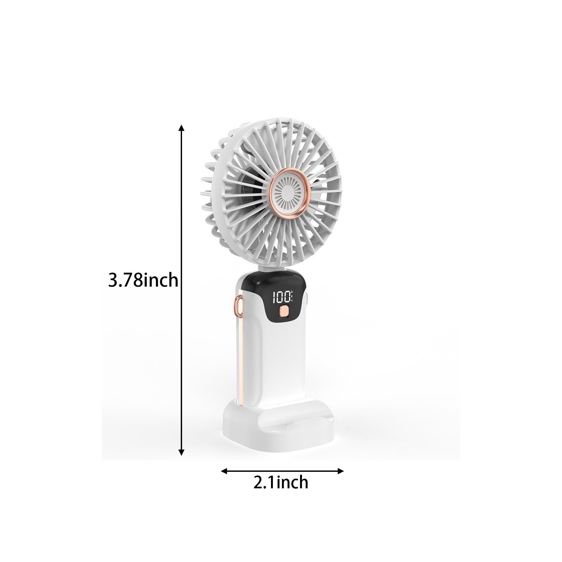 Digital Display Mini Fan 2