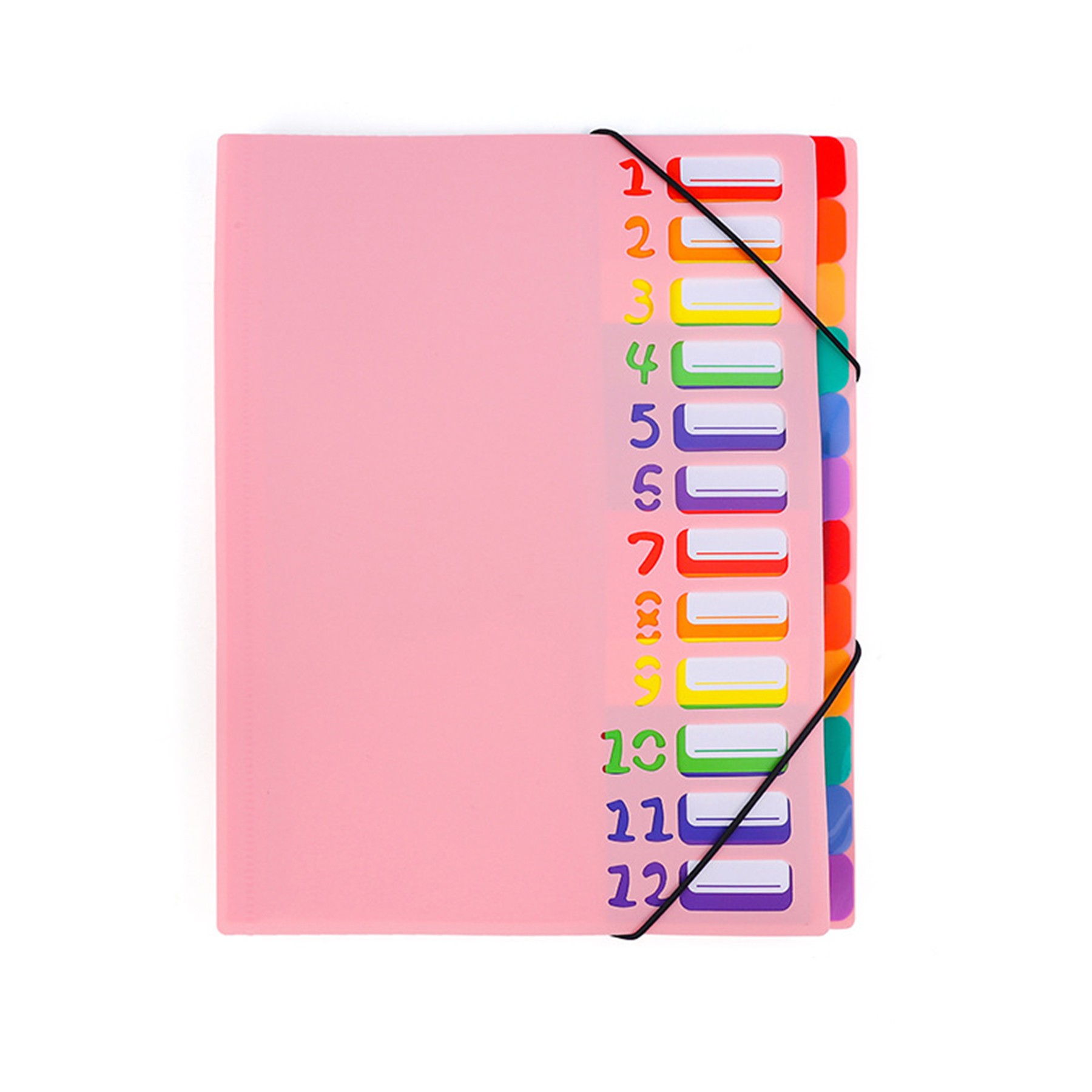 Rainbow Tab Expanding File Folder 1
