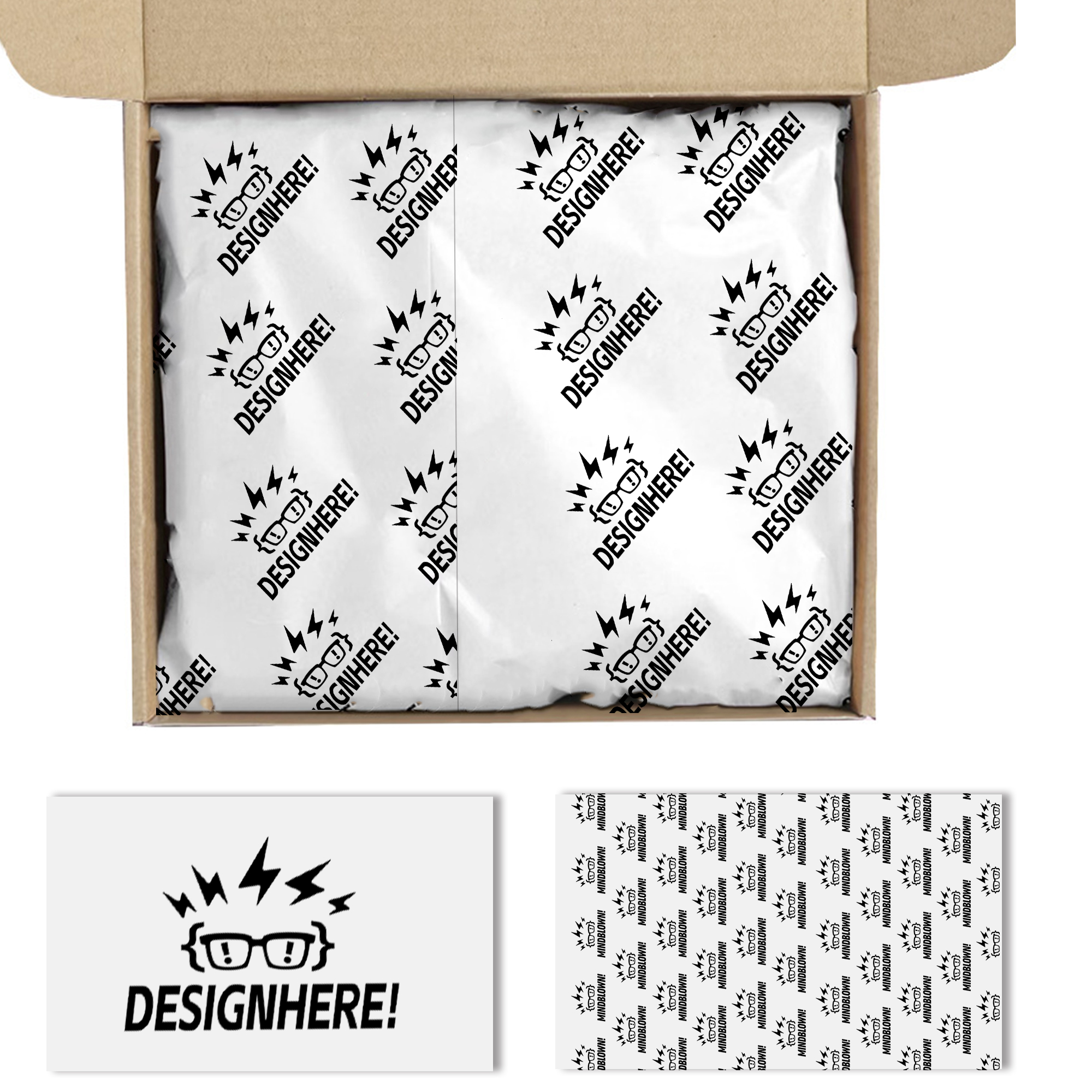 Personalized Logo Tissue Gift Wrap Paper 1