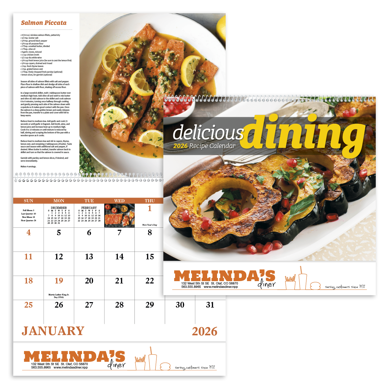 Good Value™ Delicious Dining - Spiral Calendar 8