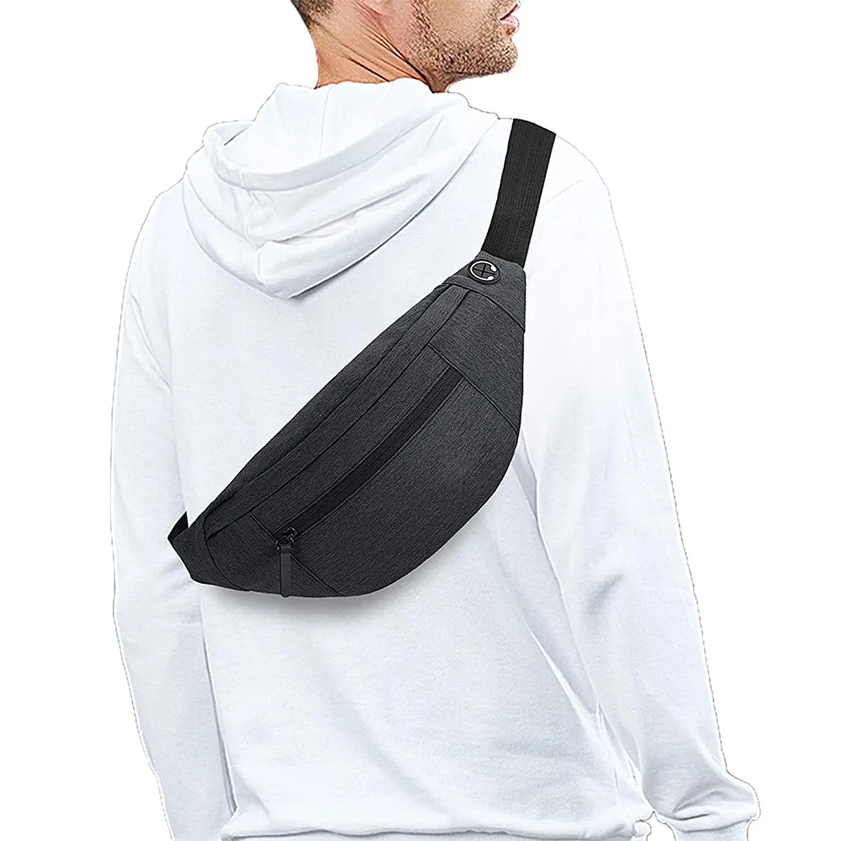 Outdoor Fitness Lightweight Waterproof Crossbody Waist Bag 3