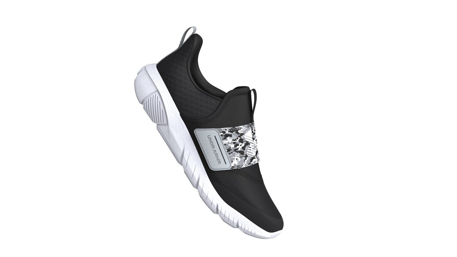 UA Flash Printed Boys' Grade School Running Shoes 2