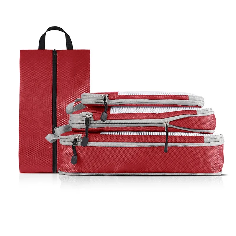 Compressible Foldable Travel Storage Bag Set (4 Pieces) 12