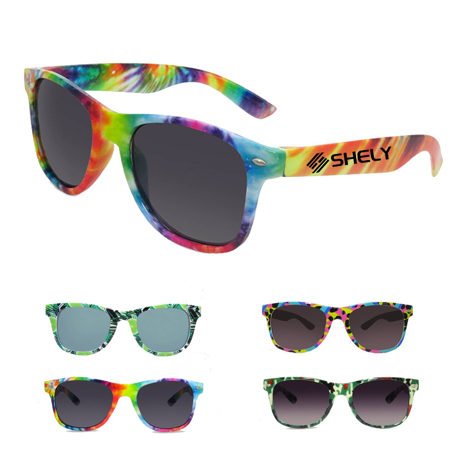 Colourful Rainbow Style Sunglasses