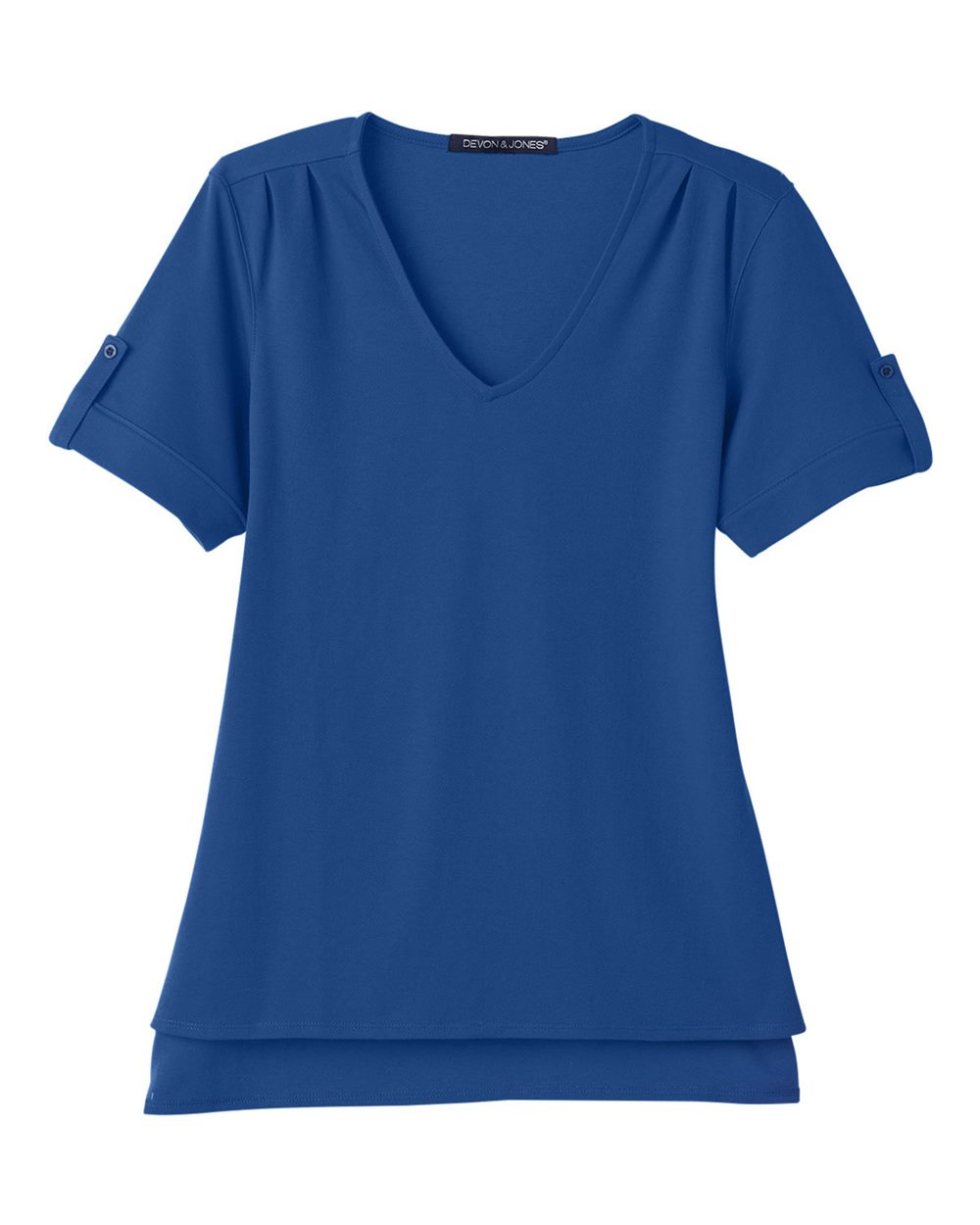 Women's CrownLux Performance® Plaited Rolled Sleeve Shirt - DG20WB 41