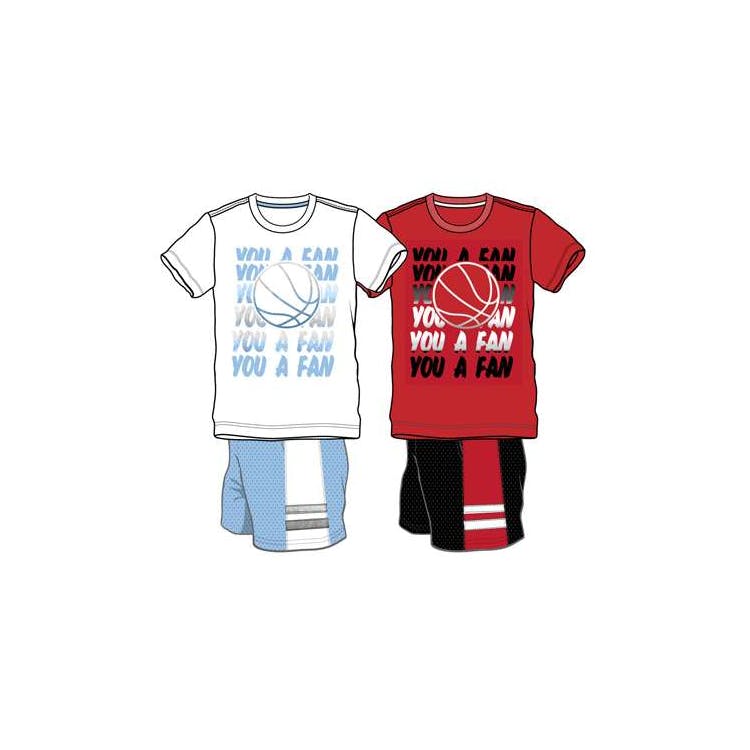 Boys 2Pc Knit Short Sets - Size 4-7 Assorted
