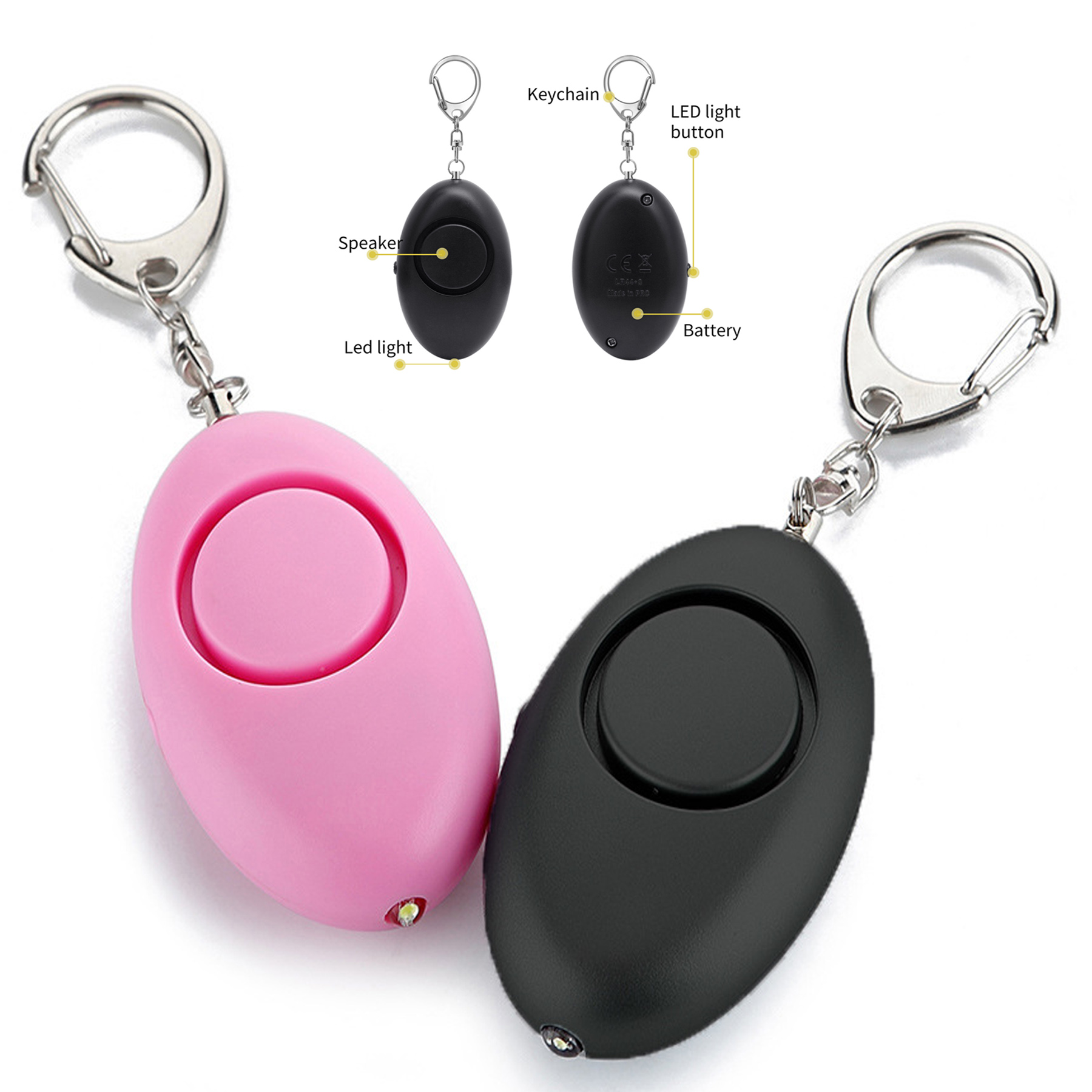 Self-defense Alarm Keychin 1
