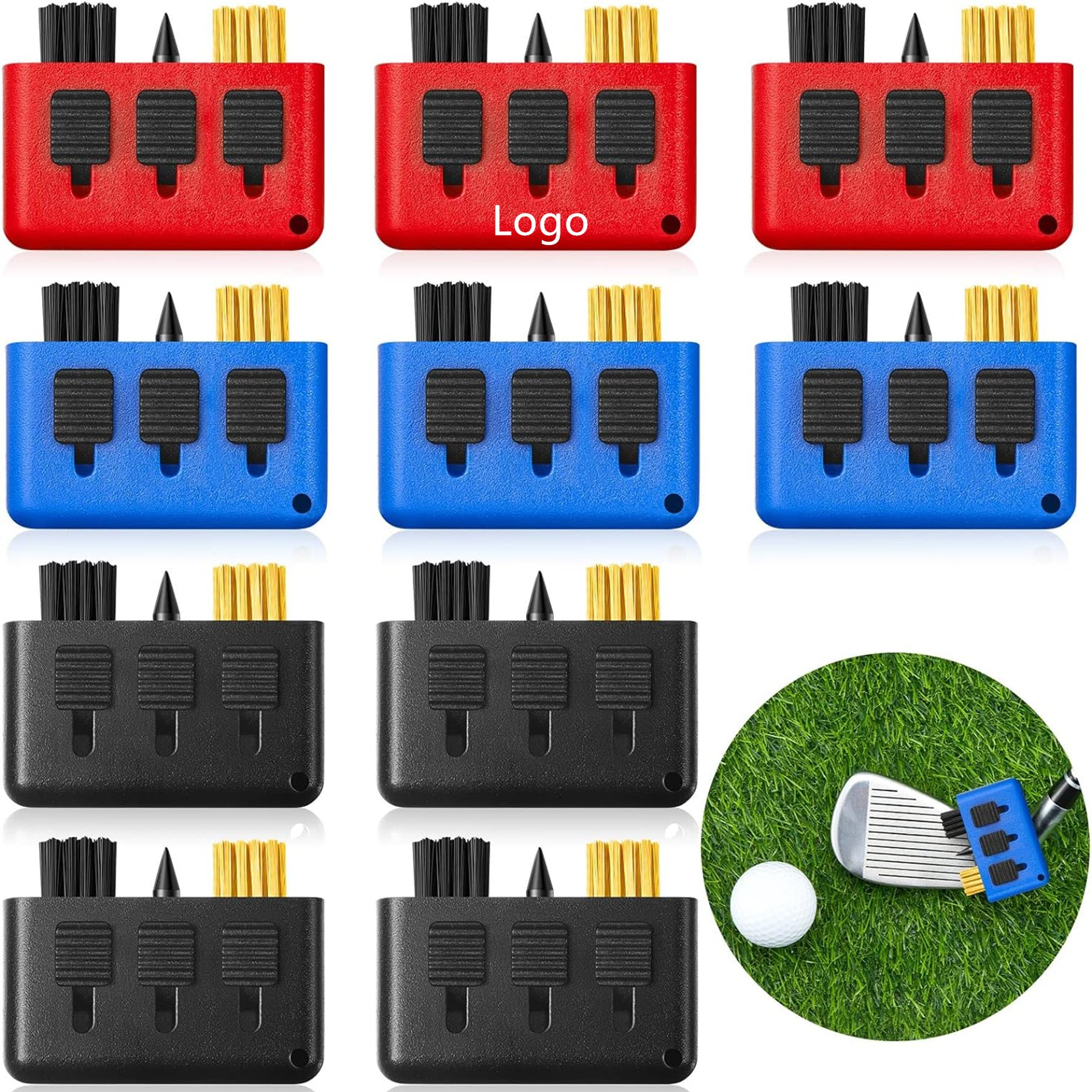 3 In 1 Durable Golf Brush 1