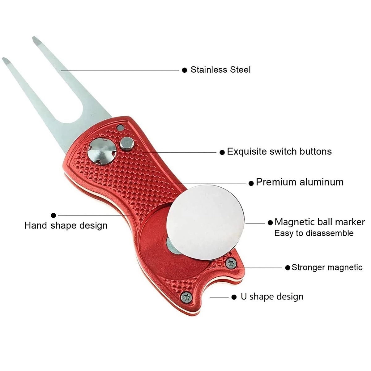 Metal Golf Divot Tool 4