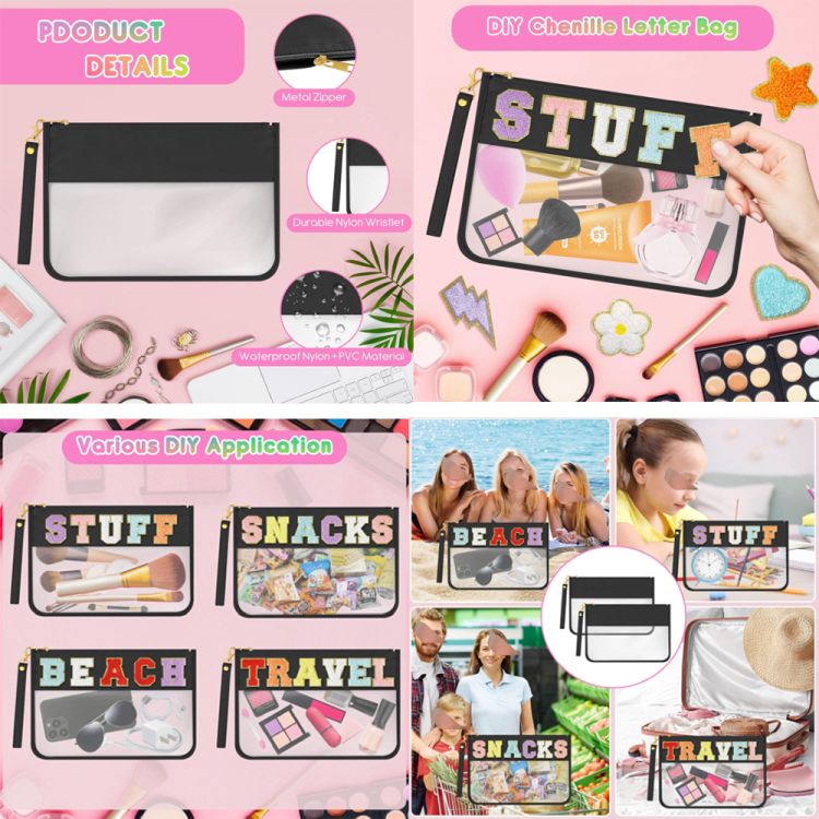 Nylon Clear Zipper Pouch 3