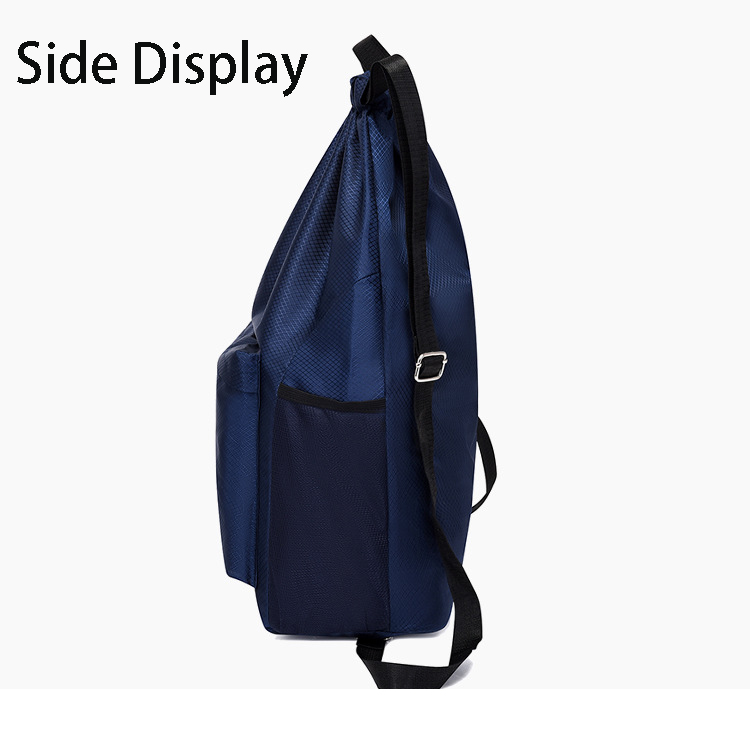 Waterproof Large Sports Drawstring Backpack w/Adjustable Shoulder Strap 8