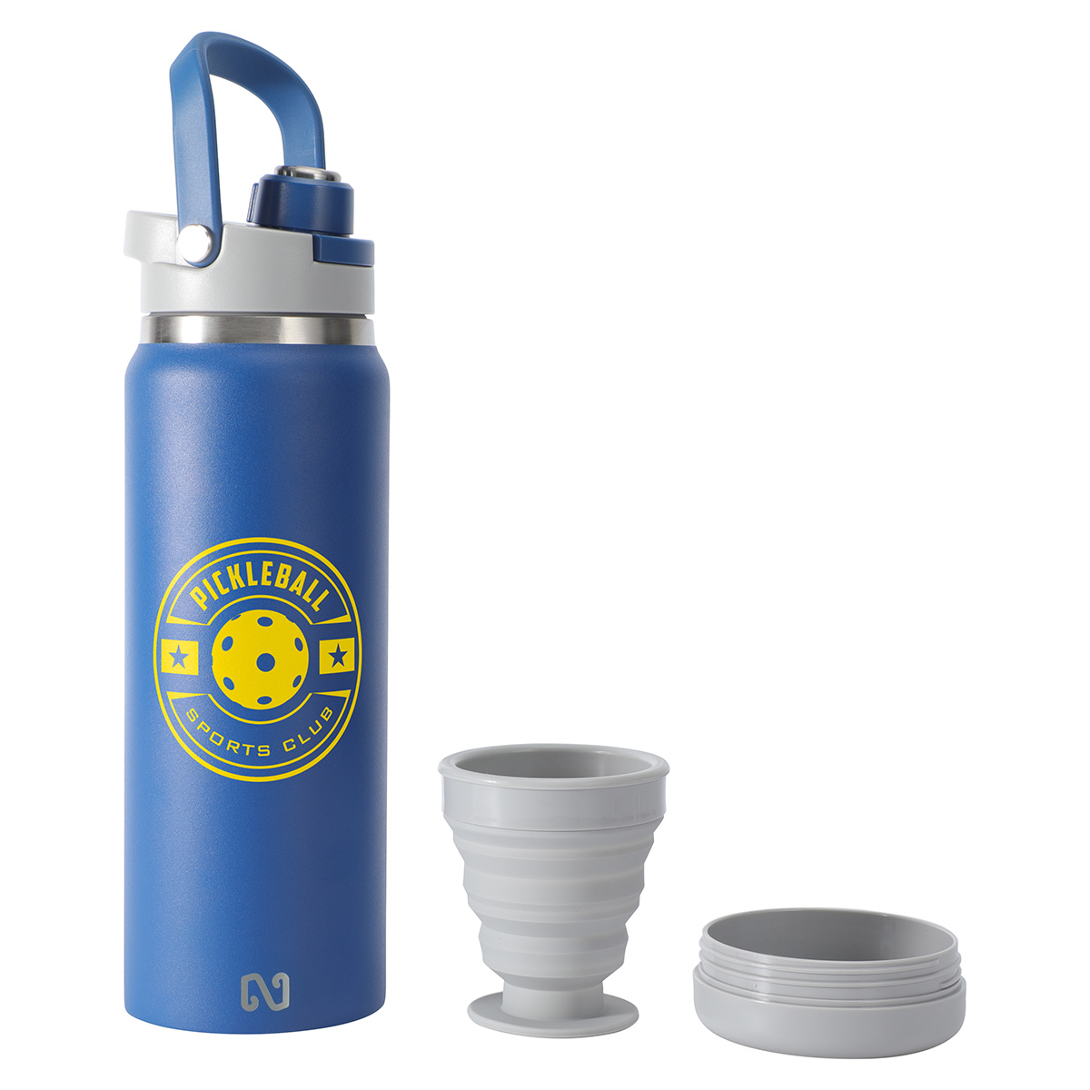 NAYAD® Crusade 28 oz Stainless Steel Double-Wall Vacuum Insulated Bottle with Hidden Cup 5
