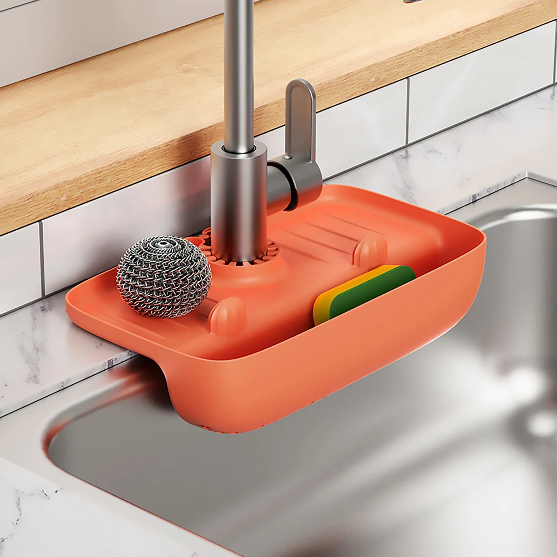 Rubber Faucet Drain Rack 3