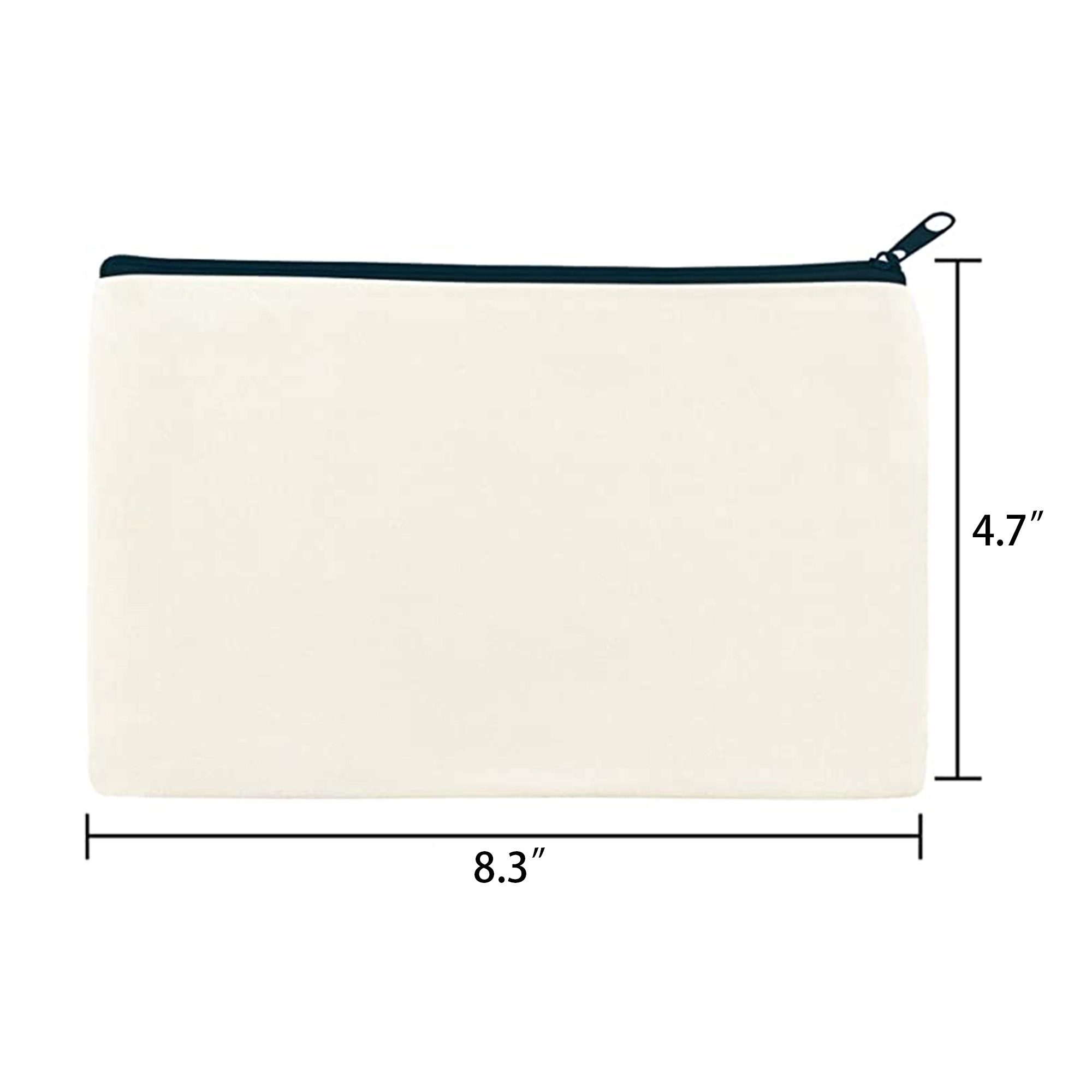 Canvas Pen Case Blank Makeup Bags 2